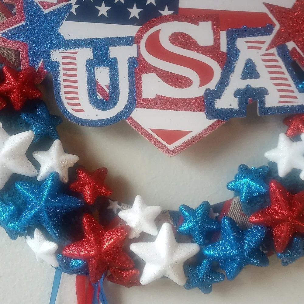 Memorial Day/ Fourth of July Wreath